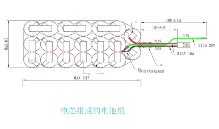 礦用防爆鎳氫電池組結構圖